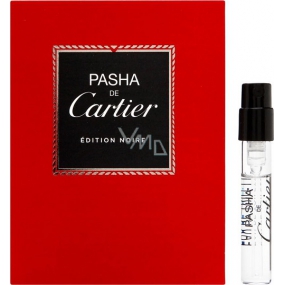 Cartier Pasha Edition Noire toaletná voda pre mužov 1,5 ml s rozprašovačom, vialka