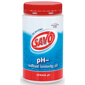 Savo pH- Zníženie hodnoty pH v bazéne 1,2 kg, exp. 02.2026