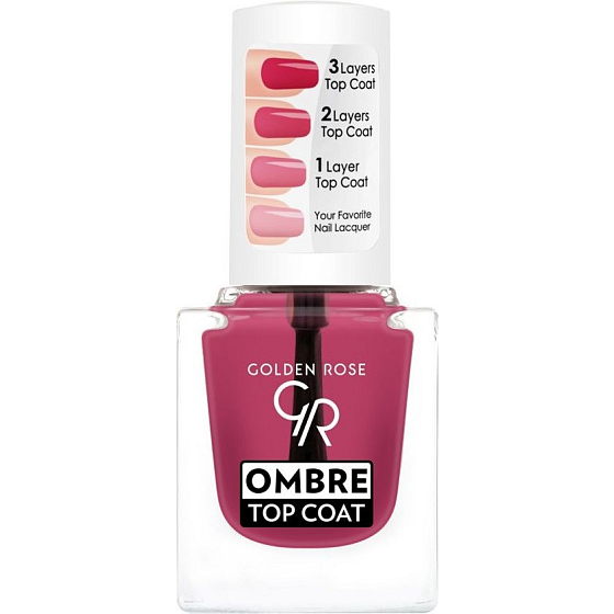 Golden Rose Ombre Top Coat lak na nechty 01 10,5 ml
