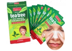 Beauty Formulas Tea Tree pásky na nos 6 kusov