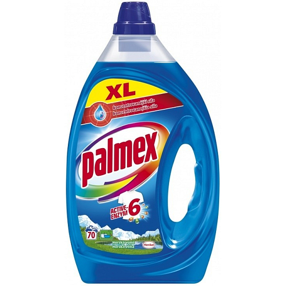 Palmex Active-Enzým 6 Horská vôňa tekutý prací prostriedok gél 70 dávok 3,5 l