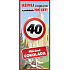 Bohemia Gifts Mliečna čokoláda Všetko najlepšie 40, darčeková 100 g