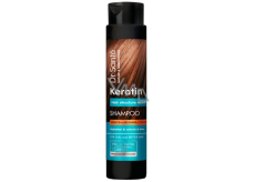 Dr. Santé Keratin Hair regeneračný a hydratačný šampón pre krehké lámavé vlasy bez lesku 250 ml
