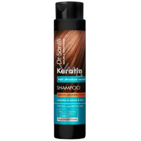 Dr. Santé Keratin Hair regeneračný a hydratačný šampón pre krehké lámavé vlasy bez lesku 250 ml