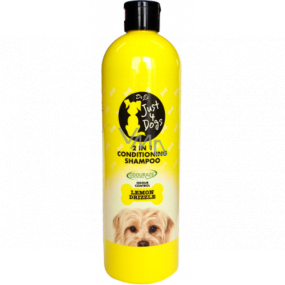 Just 4 Dogs Lemon 2v1 šampón a kondicionér pre psov 500 ml