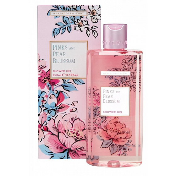Heathcote & Ivory Pinks & Pear Blossom osviežujúci sprchový gél 250 ml