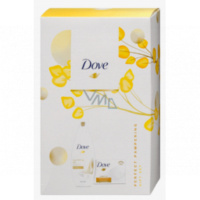 Dove Nourishing Silk Moroccan Argan Oil sprchový gél 250 ml + Argan toaletné mydlo 100 g, kozmetická sada