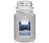 Yankee Candle Candlelit Cabin - Chata ožiarená sviečkou vonná sviečka Classic veľká sklo 625 g Christmas 2020