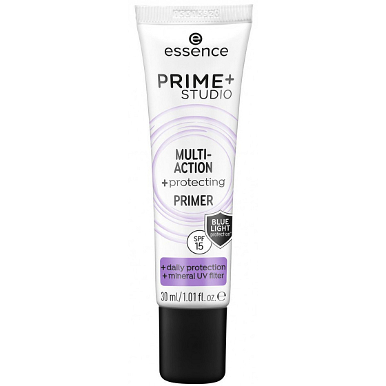 Essence Prime + Studio Multi-action + Protecting Primer SPF 15 podkladová báza pod make-up 30 ml