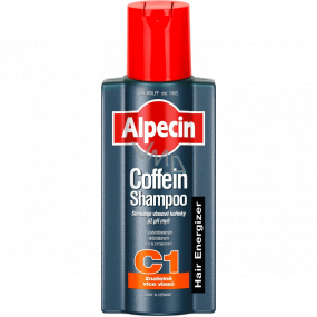 Alpecin Energizer Coffein C1, Šampón s kofeínom stimuluje rast vlasov, spomaľuje dedičné vypadávanie vlasov 375 ml