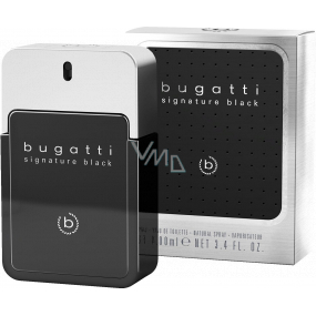 Bugatti Signature Black toaletná voda pre mužov 100 ml