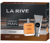La Rive Heroic Man toaletná voda 100 ml + sprchový gél 100 ml, darčeková súprava pre mužov