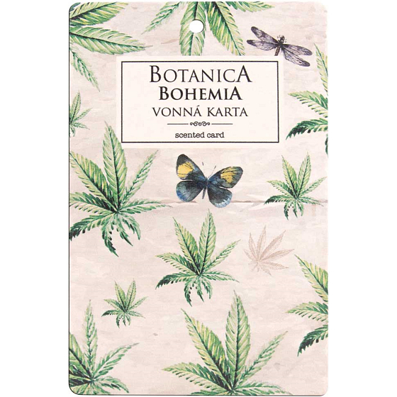 Bohemia Gifts Vonná karta Konope 10,5 x 16 cm