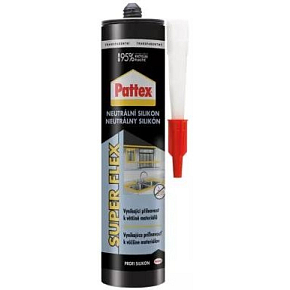 PATTEX Neutrálne silikon, transparentný, 280 ml