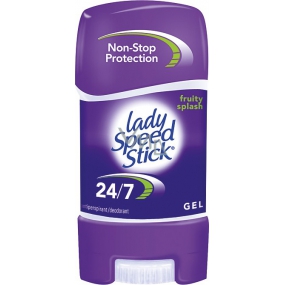 Lady Speed Stick 24/7 Fruity Splash antiperspirant dezodorant gél stick pre ženy 65 g