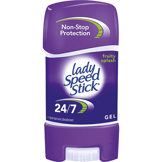 Lady Speed Stick 24/7 Fruity Splash antiperspirant dezodorant gél stick pre ženy 65 g