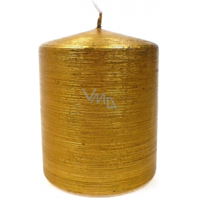Lima Alfa sviečka zlatá valec 80 x 120 mm 1 kus