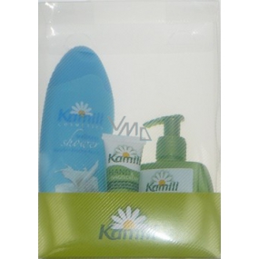 Kamill Cosmetics sprchový gél 250 ml + krém na ruky a nechty 30 ml + 125 ml, kozmetická sada