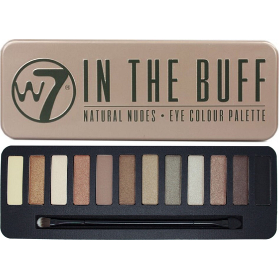 W7 In The Buff Eye Colour Palette paletka 12 očných tieňov