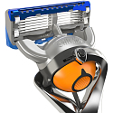 Gillette Fusion ProGlide Flexball Power Silver holiaci strojček + náhradné hlavice 1 kus + batérie 1 kus, pre mužov