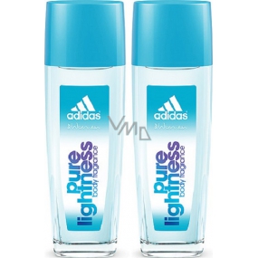 Adidas Pure Lightness parfumovaný dezodorant sklo pre ženy 2x75 ml