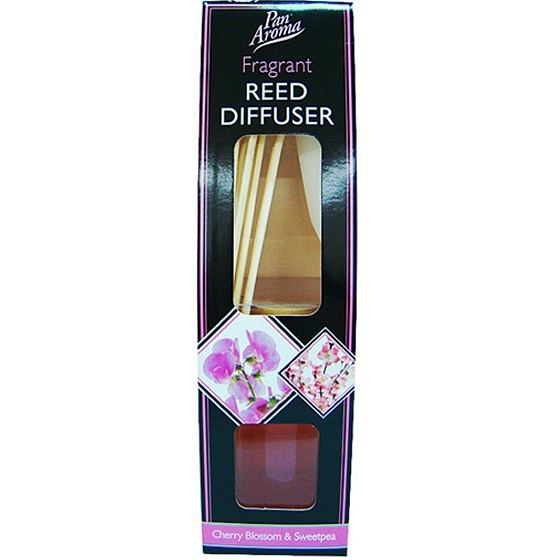 Pán Aróma Cherry Blossom & Sweetpea osviežovač vzduchu difuzér vonné tyčinky, trstina 50 ml
