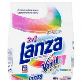 Lanza Vanish Ultra 2v1 Color prací prášok s odstraňovačom škvŕn 15 praní 1,125kg
