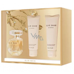Elie Saab Le Parfum parfumovaná voda pre ženy 50 ml + sprchový gel 75 ml + telové mlieko 75 ml, darčeková sada