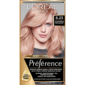 L'oreal Paris Préférence farba na vlasy, zlatoružová 8.23