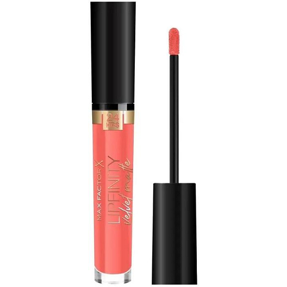 Max Factor Nailfinity Velvet Matte Lipstick tekutá matná rúž 055 Orange Glow 4 ml