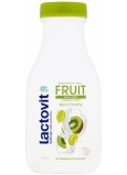 Lactovit Fruit Antiox Pružnosť a starostlivosť kivi a hrozno sprchový gél pre normálnu až suchú pleť 300 ml