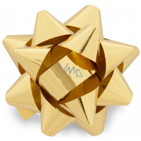 Nekupto Hviezdica strednej metal zlatá 6,5 cm HX 127 01