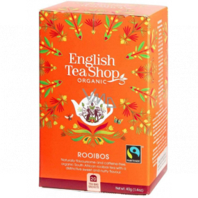 English Tea Shop Bio Rooibos Mandala 20 kusov biologicky odbúrateľných pyramídiek čaju, 40 g