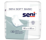 Seni Soft Basic hygienické absorpčné podložky 2 kvapky, 90 x 60 cm 30 kusov