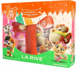 La Rive 44 Cats parfumovaná voda 50 ml + sprchový gél a šampón 2v1 250 ml, darčeková sada pre deti