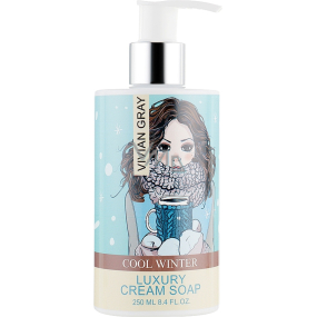 Vivian Gray Cool Winter luxusné tekuté mydlo s dávkovačom 250 ml