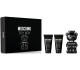 Moschino Toy Boy parfumovaná voda 50 ml + balzam po holení 50 ml + sprchový gél 50 ml, darčeková sada pre mužov