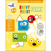 Ditipo Stierateľný zošit Farby a tvary 16 strán A4 215 x 275 mm, vek 3 - 5 rokov