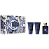 Versace Dylan Blue Pour Homme toaletná voda 50 ml + balzam po holení 50 ml + sprchový gél 50 ml, darčeková sada pre mužov
