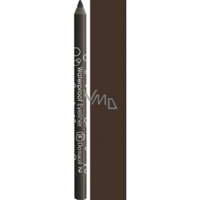 Dermacol Waterproof Eyeliner ceruzka na oči vodeodolná 02 hnedá 1,4 g