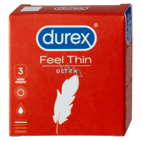 Durex Feel Ultra Thin ultra tenký kondóm nominálna šírka: 52 mm 3 kusy