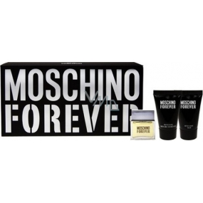 Moschino Forever toaletná voda 4,5 ml + sprchový gél 25 ml + balzam po holení 25 ml