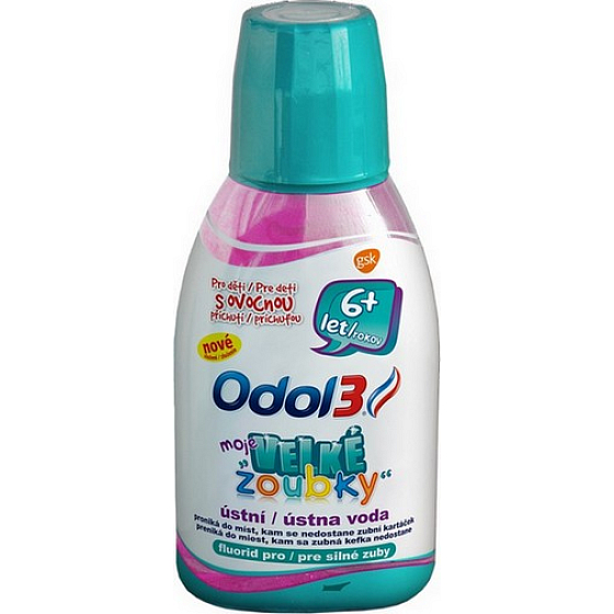 Odol3 Moje veľké zúbky 6+ rokov ústna voda 300 ml