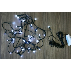 Emos Osvetlenie vianočné 4 m, 40 LED biela + 5 m prívodný kábel