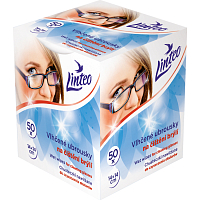 Linteo vlhčené utierky na okuliare, 50 ks