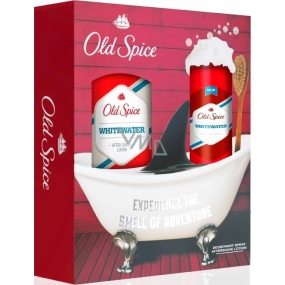 Old Spice White Water dezodorant sprej pre mužov 125 ml + voda po holení 100 ml, kozmetická sada