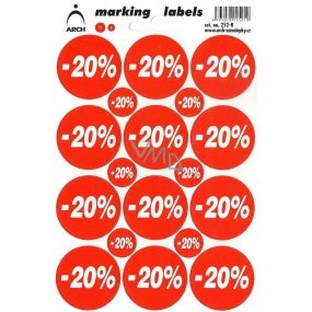 Arch Zľavové etikety -20%