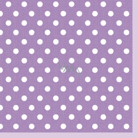Maki Papierové dezertné obrúsky fialovej 3 vrstvové 25 x 25 cm 20 kusov