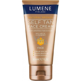 Lumene Natural Bronze Self Tan Face Cream Samoopaľovací krém na tvár 50 ml