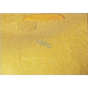 Nekupto Darčeková papierová taška s glitrami 18 x 23 x 10 cm Zlatá 033 01 QM